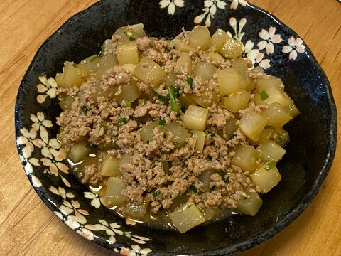 お弁当にも♪大根と豚ひき肉のトロトロ煮